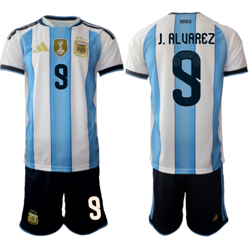 Men Argentina Long sleeve home 03 style 2026 World Cup Soccer jersey->argentina jersey->Soccer Country Jersey